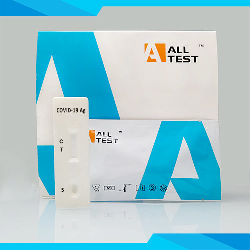 Verpakking van de SARS-CoV-2 en Influenza A+B Antigen Combo Rapid Test voor snelle en betrouwbare detectie van COVID-19 en griep.